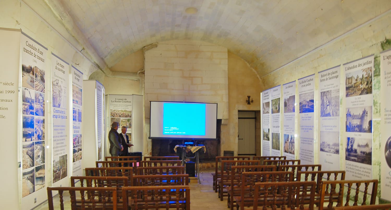 Caves féodales voutées pour vos conférences et projections